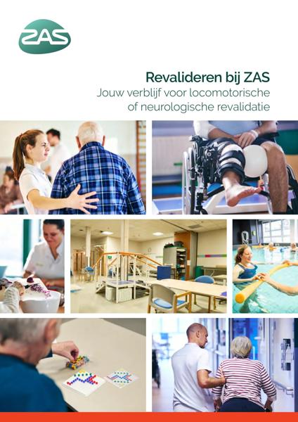 Cover page of the brochure Revalideren bij ZAS