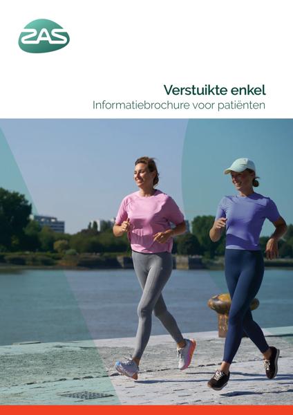 Cover page of the brochure Enkeldistorsio (Verstuikte enkel)