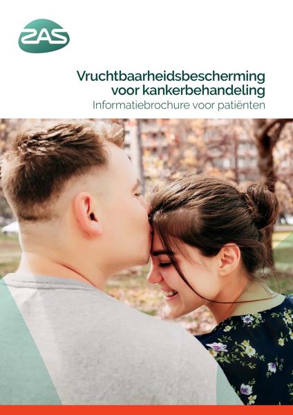 Cover page of the brochure Vruchtbaarheidsbescherming voor kankerbehandeling