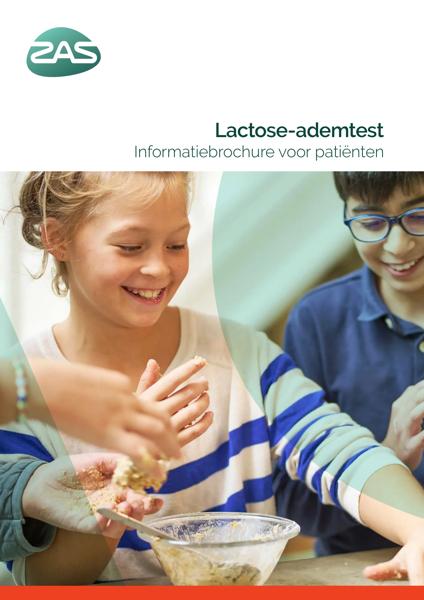Cover page of the brochure Lactose-ademtest