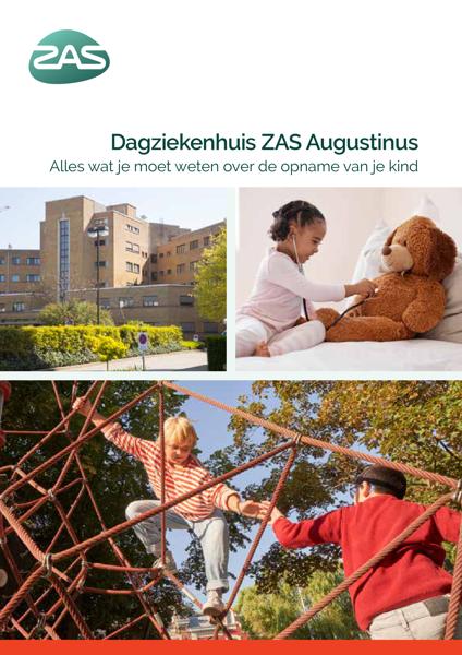 Cover page of the brochure Dagziekenhuis Pediatrie ZAS Augustinus