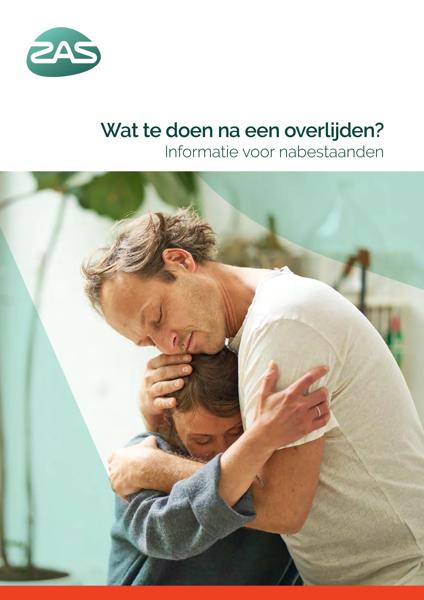 Cover page of the brochure Wat te doen na een overlijden?