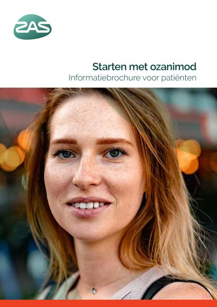 Cover page of the brochure Starten met ozanimod 