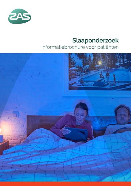 Cover page of the brochure Slaaponderzoek