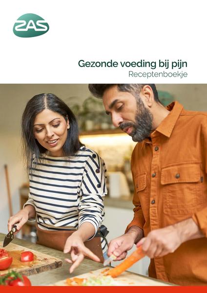 Cover page of the brochure Gezonde voeding bij pijn