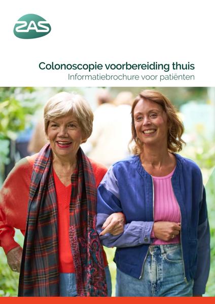 Cover page of the brochure Colonoscopie