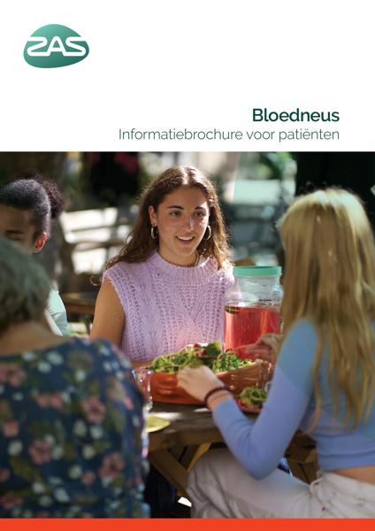 Cover page of the brochure Bloedneus