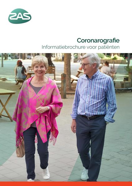 Cover page of the brochure Coronarografie