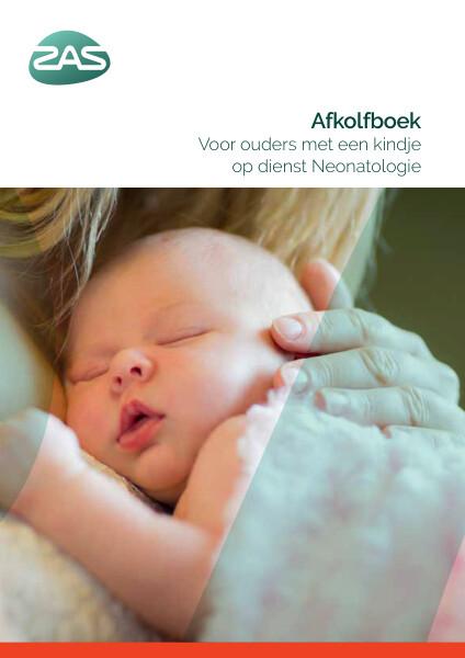 Cover page of the brochure Afkolfboek dienst Neonatologie