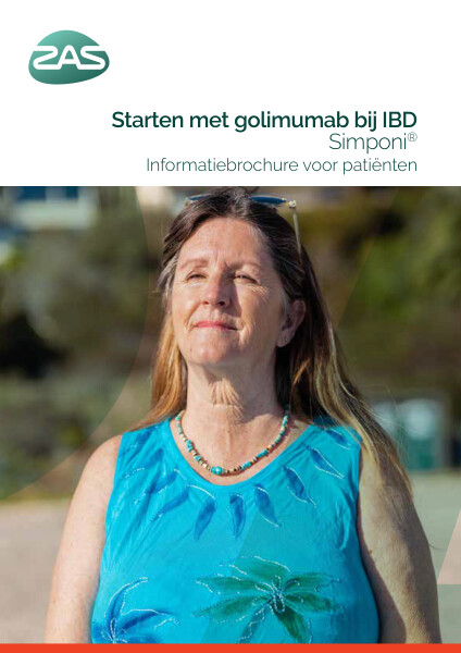 Cover page of the brochure Starten met golimumab bij IBD