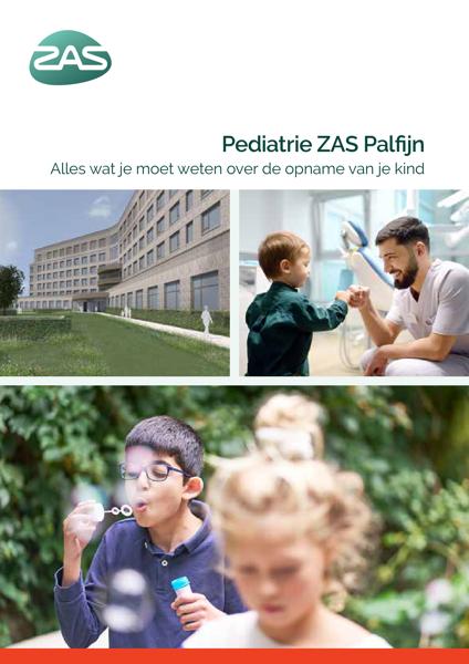 Cover page of the brochure Pediatrie ZAS Palfijn algemeen 