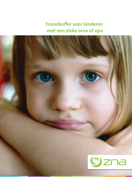 Cover page of the brochure Troostkoffer voor kinderen met een zieke oma of opa