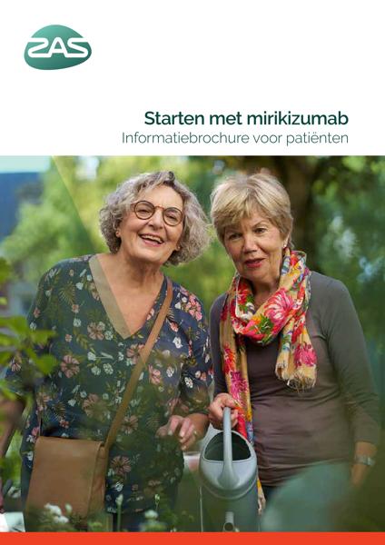 Cover page of the brochure Starten met mirikizumab