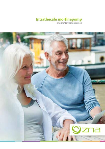 Cover page of the brochure Intrathecale morfinepomp