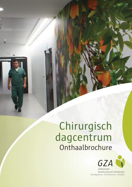 Cover page of the brochure Onthaalbrochure Chirurgisch dagcentrum