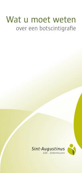 Cover page of the brochure Wat moet je weten over een botscintigrafie