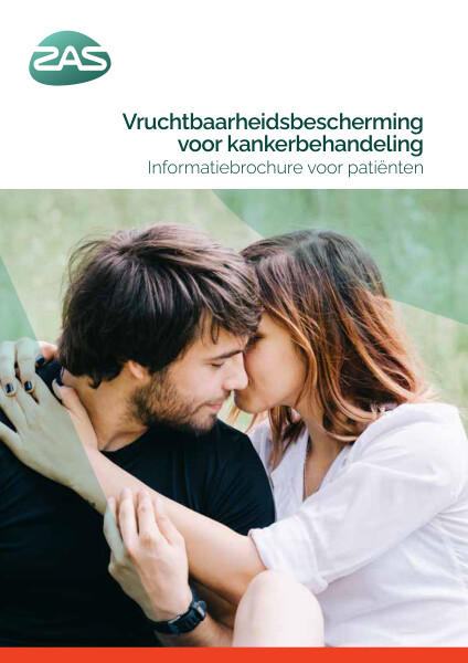 Cover page of the brochure Vruchtbaarheidsbescherming voor kankerbehandeling