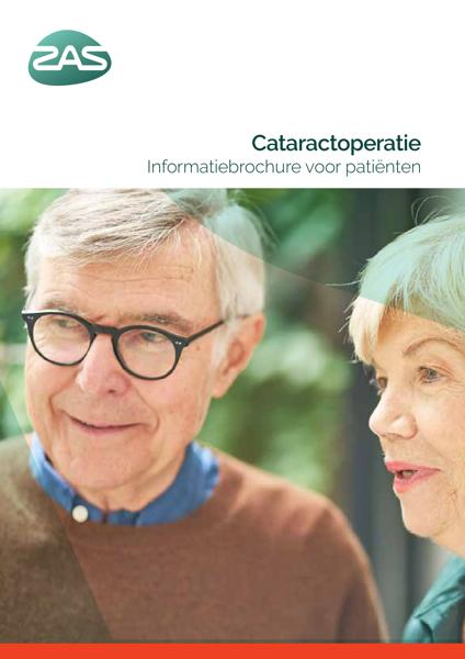 Cover page of the brochure Cataractoperatie