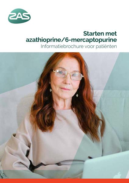 Cover page of the brochure Starten met azathioprine of 6-mercaptopurine