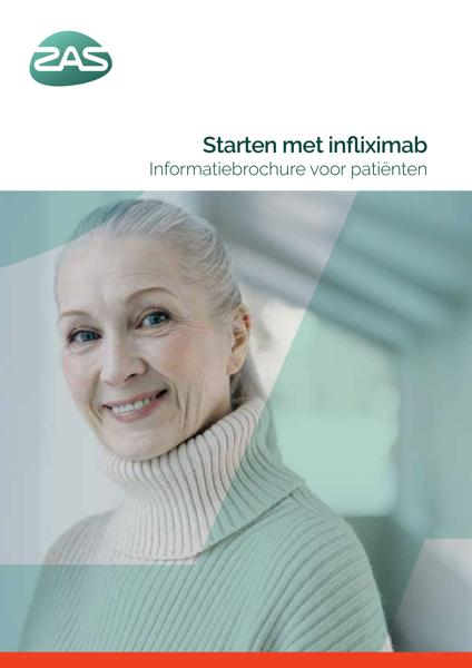 Cover page of the brochure Starten met infliximab