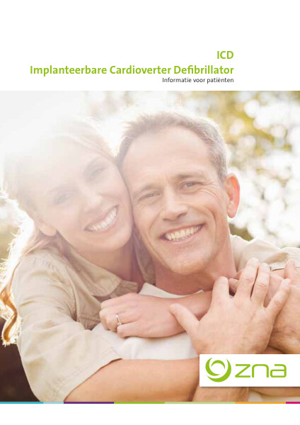 Cover page of the brochure ICD -Implanteerbare Cardioverter Defibrillator