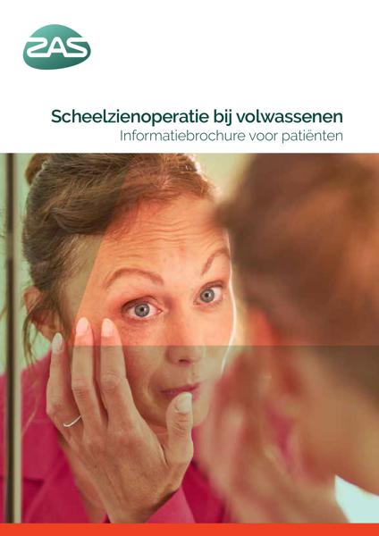 Cover page of the brochure Scheelzienoperatie bij volwassenen