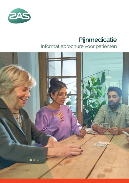 Cover page of the brochure Pijnmedicatie
