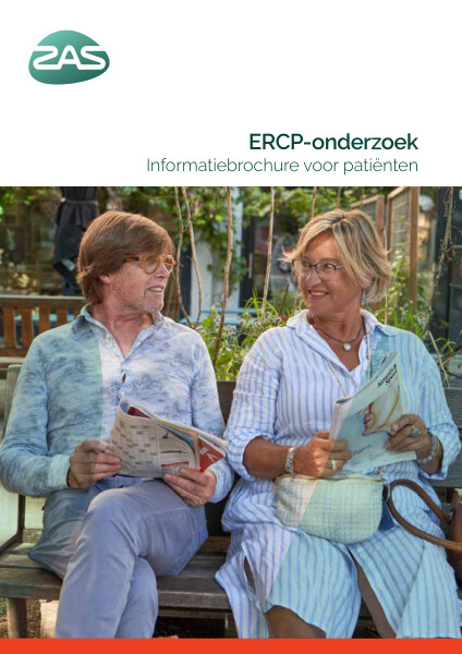 Cover page of the brochure ERCP-onderzoek