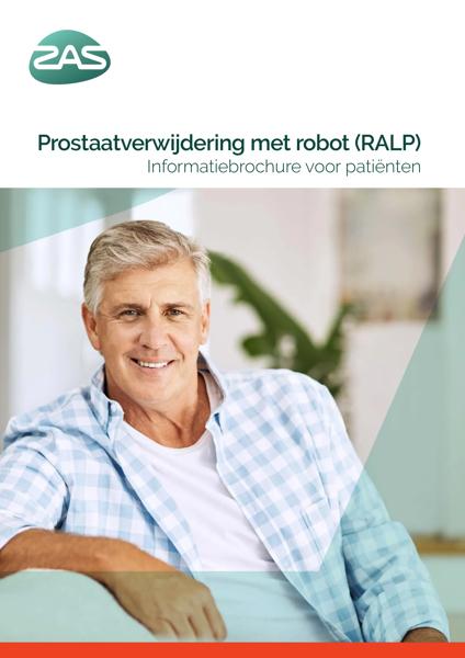 Cover page of the brochure Prostaatverwijdering met robot