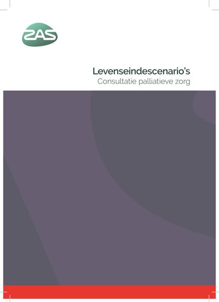 Cover page of the brochure Levenseindescenario's