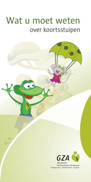 Cover page of the brochure Wat moet je weten over koortsstuipen