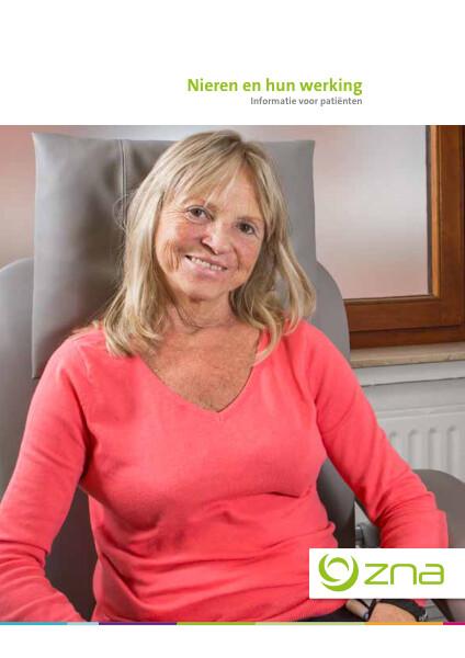 Cover page of the brochure Nieren en hun werking