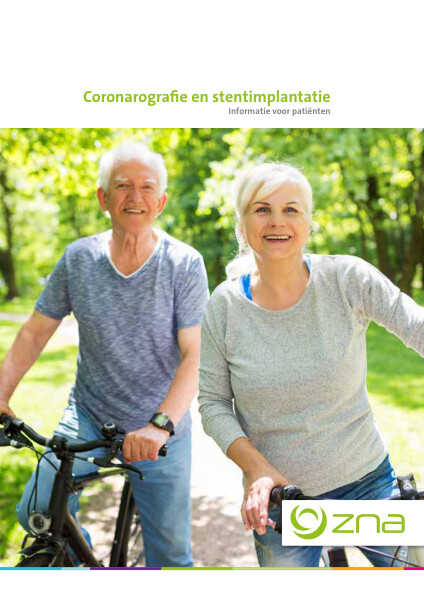 Cover page of the brochure Coronarografie en stentimplantatie