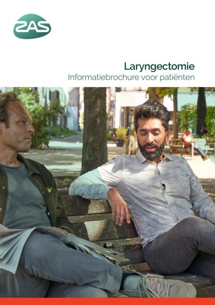 Cover page of the brochure Laryngectomie