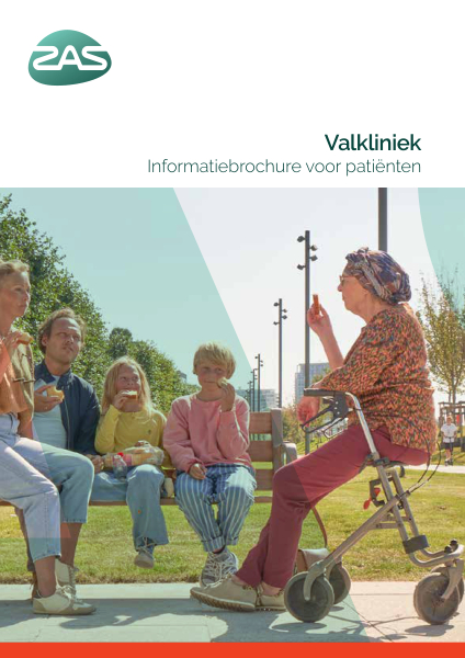 Cover page of the brochure Valkliniek