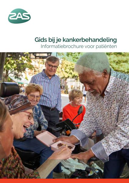 Cover page of the brochure Gids bij je kankerbehandeling met medicijnen