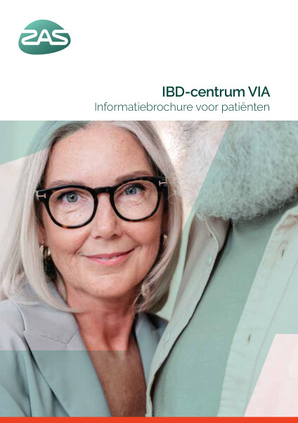 Cover page of the brochure IBD-centrum VIA