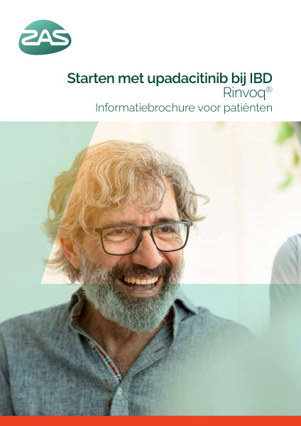 Cover page of the brochure Starten met upadacitinib bij IBD