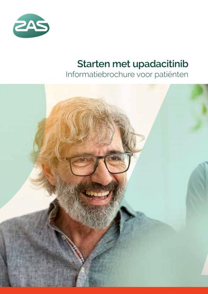 Cover page of the brochure Starten met upadacitinib