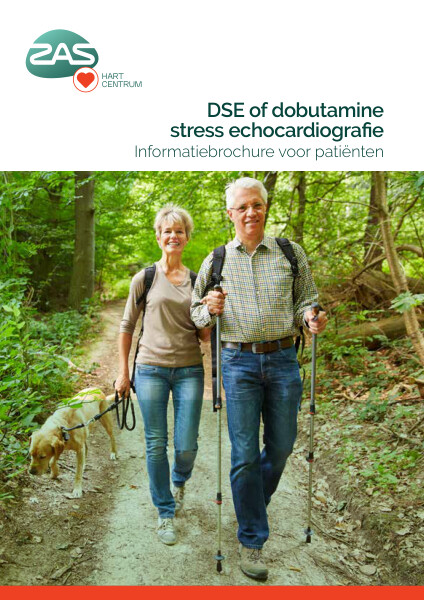 Cover page of the brochure DSE of dobutamine stress echocardiografie