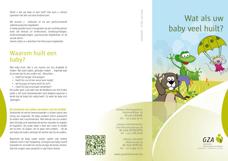 Cover page of the brochure Wat als je baby veel huilt