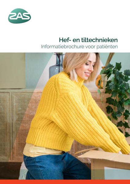 Cover page of the brochure Hef- en tiltechnieken