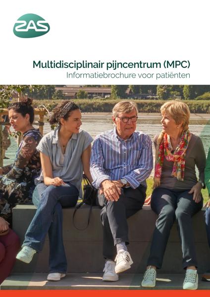 Cover page of the brochure Multidisciplinair pijncentrum 