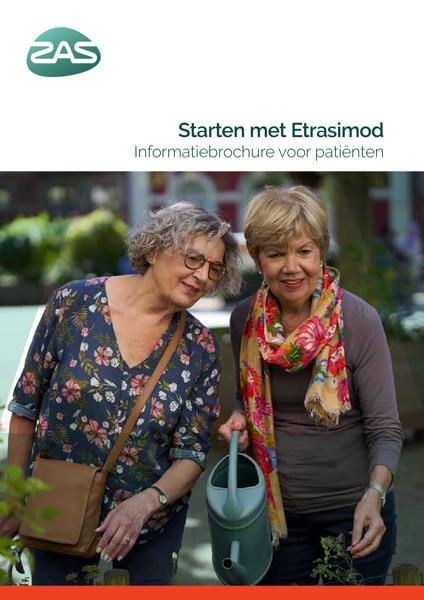 Cover page of the brochure Starten met etrasimod