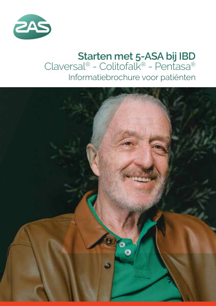 Cover page of the brochure Starten met 5-ASA bij IBD