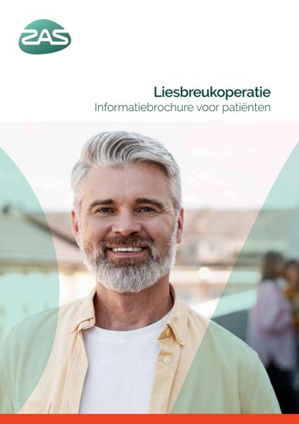 Cover page of the brochure Liesbreukoperatie 
